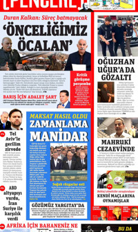 Gazete Pencere (Online Gazete) Gazetesi Manşeti