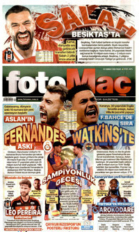 Fotomaç Gazetesi Manşeti