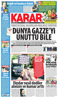 Karar Gazetesi Manşeti