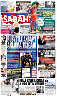 Sabah Gazetesi Manşeti