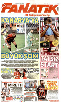 Fanatik Gazetesi Manşeti