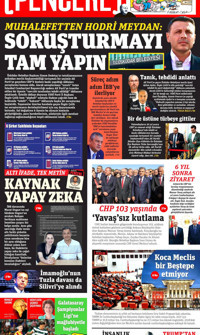 Gazete Pencere (Online Gazete) Gazetesi Manşeti