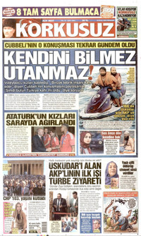 Korkusuz Gazetesi Manşeti