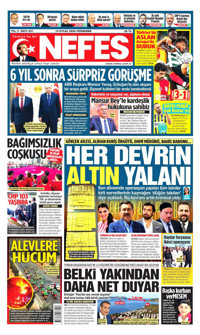 Nefes Gazetesi Manşeti