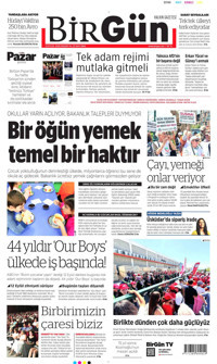 BirGün Gazetesi Manşeti