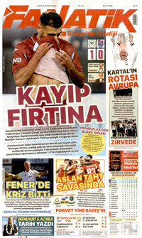 Fanatik Gazetesi Manşeti