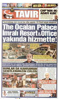 Tavır Gazetesi Manşeti