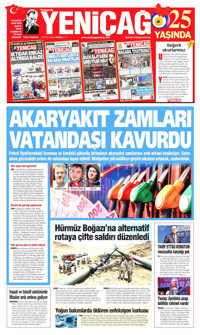 Yeniçağ Gazetesi Manşeti