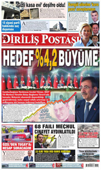 Diriliş Postası Gazetesi Manşeti