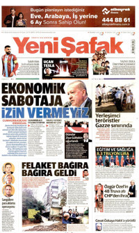 Yeni Şafak Gazetesi Manşeti