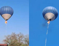 Meksika'da sıcak hava balonu alev aldı: Atlayan yolcular öldü