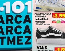 New Balance, Vans ayakkabı ve Crocs terlik indirime girdi! Sadece A101'de geçerli...