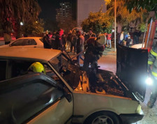 Aydın’da araç saniyeler içinde alev aldı