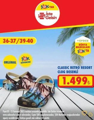 ŞOK'ta Crocs çeşitleri ucuzladı! İşte indirimli fiyatlar - Resim: 5