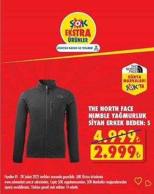 The North Face mont çeşitleri ucuzladı! ŞOK'ta 28 Şubat'a dek geçerli - Resim: 9