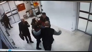 Hastanenin güvenlik görevlisine "kırmızı alan" saldırısı