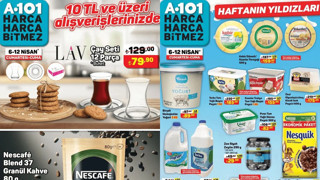 Süt ürünleri ve Nescafe bugün indirime girdi! A101 6 Nisan 2024 indirimli ürünler listesi
