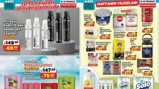 A101 6 Temmuz 2024 indirimli ürünler listesi yayımlandı! Tuvalet kağıdı bugün ucuzladı