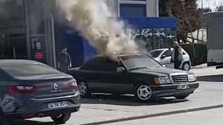 İstanbul'da ilginç olay! Muayeneden geçmeyen aracını yaktı...