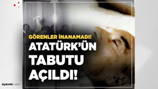 Atatürk'ün tabutu açıldı! Herkesin boğazının düğümlendiği an...