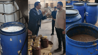 Gaziantep'te gıda fabrikası denetimlerinde mide bulandıran görüntüler...