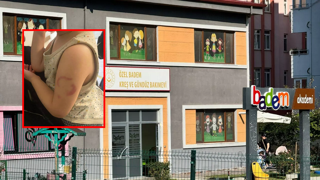 Kreşte kan donduran olay!