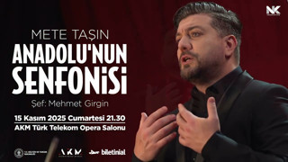 Anadolu'nun Senfonisi konserine yazarlar konuk oluyor! Mete Taşın’dan sanatçı dayanışması