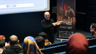 Burçak Evren, 10. Kısa'dan Hisse Kısa Film Festivali'ne konuk oldu