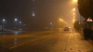 Denizli’de yoğun sis yaşamı zorlaştırdı