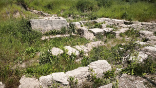 Villa izni verilen araziden Roma mezarları çıktı