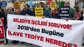 ‘650 bin belediye işçisinin hakkı gasp ediliyor’
