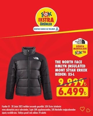 The North Face mont çeşitleri ucuzladı! ŞOK'ta 28 Şubat'a dek geçerli - Resim: 2