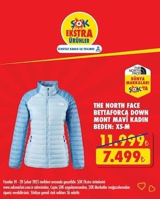 The North Face mont çeşitleri ucuzladı! ŞOK'ta 28 Şubat'a dek geçerli - Resim: 3