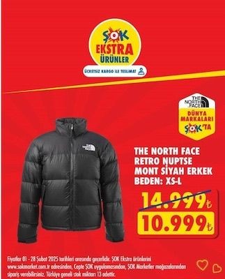 The North Face mont çeşitleri ucuzladı! ŞOK'ta 28 Şubat'a dek geçerli - Resim: 7