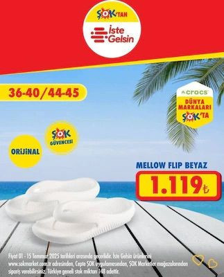ŞOK'ta Crocs çeşitleri ucuzladı! İşte indirimli fiyatlar - Resim: 2