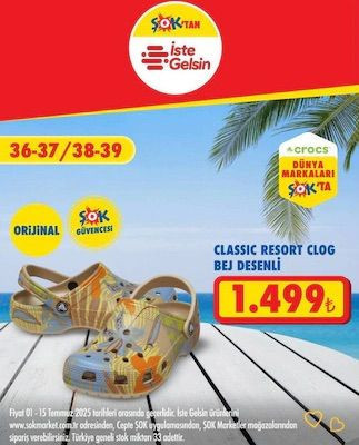 ŞOK'ta Crocs çeşitleri ucuzladı! İşte indirimli fiyatlar - Resim: 4