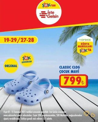 ŞOK'ta Crocs çeşitleri ucuzladı! İşte indirimli fiyatlar - Resim: 3