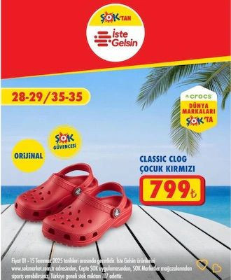ŞOK'ta Crocs çeşitleri ucuzladı! İşte indirimli fiyatlar - Resim: 6