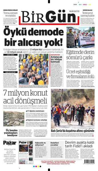 Gazete manşetleri 16 Ağustos Pazar - Resim: 12