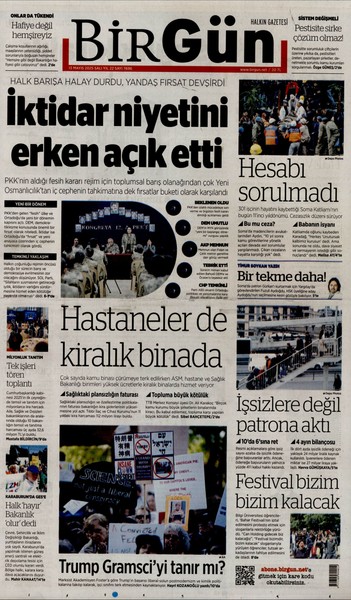 PKK’nın kararını gazeteler nasıl gördü? ‘Bayram havası estirenler’, ‘temkinliler’ ve ‘yokuşa sürenler’ - Resim: 14