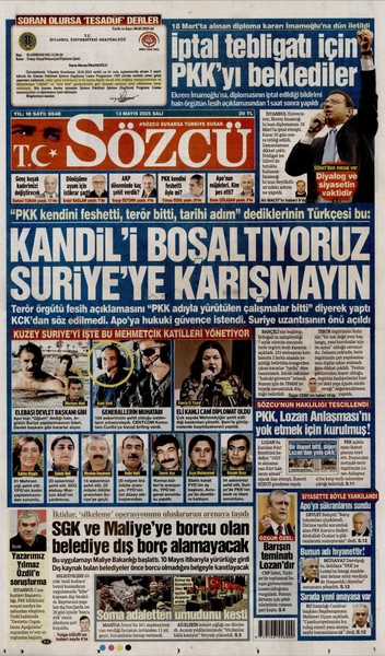 PKK’nın kararını gazeteler nasıl gördü? ‘Bayram havası estirenler’, ‘temkinliler’ ve ‘yokuşa sürenler’ - Resim: 12