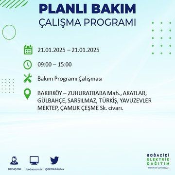 İstanbul'da uzun süreli elektrik kesintisi: 22 ilçe etkileniyor! Beşiktaş, Bahçelievler, Silivri... - Resim: 44