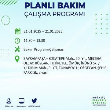 İstanbul'da uzun süreli elektrik kesintisi: 22 ilçe etkileniyor! Beşiktaş, Bahçelievler, Silivri... - Resim: 39