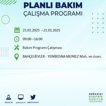 İstanbul'da uzun süreli elektrik kesintisi: 22 ilçe etkileniyor! Beşiktaş, Bahçelievler, Silivri... - Resim: 51