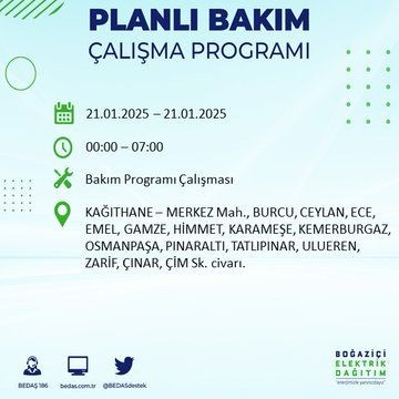 İstanbul'da uzun süreli elektrik kesintisi: 22 ilçe etkileniyor! Beşiktaş, Bahçelievler, Silivri... - Resim: 18