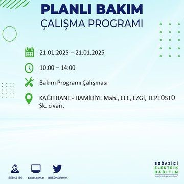 İstanbul'da uzun süreli elektrik kesintisi: 22 ilçe etkileniyor! Beşiktaş, Bahçelievler, Silivri... - Resim: 17