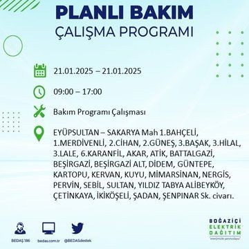İstanbul'da uzun süreli elektrik kesintisi: 22 ilçe etkileniyor! Beşiktaş, Bahçelievler, Silivri... - Resim: 25