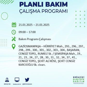 İstanbul'da uzun süreli elektrik kesintisi: 22 ilçe etkileniyor! Beşiktaş, Bahçelievler, Silivri... - Resim: 22