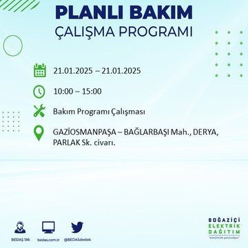 İstanbul'da uzun süreli elektrik kesintisi: 22 ilçe etkileniyor! Beşiktaş, Bahçelievler, Silivri... - Resim: 20