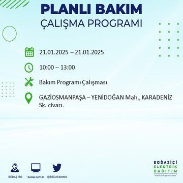 İstanbul'da uzun süreli elektrik kesintisi: 22 ilçe etkileniyor! Beşiktaş, Bahçelievler, Silivri... - Resim: 23